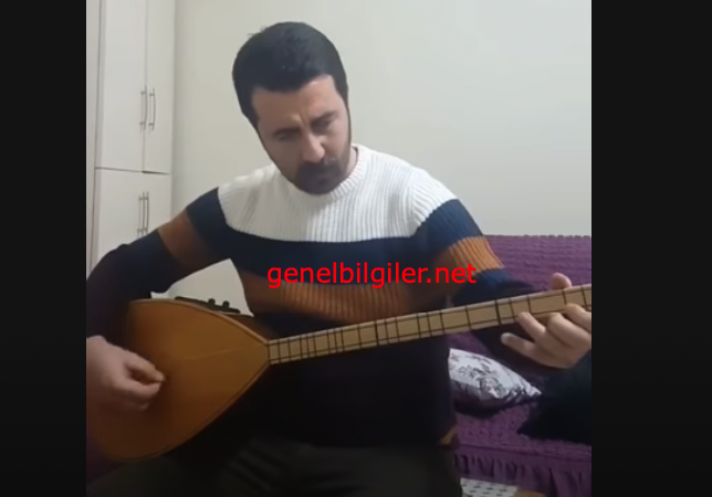 Bağlama çalarken oturduğu cam sehpa kırıldı, İşte o video