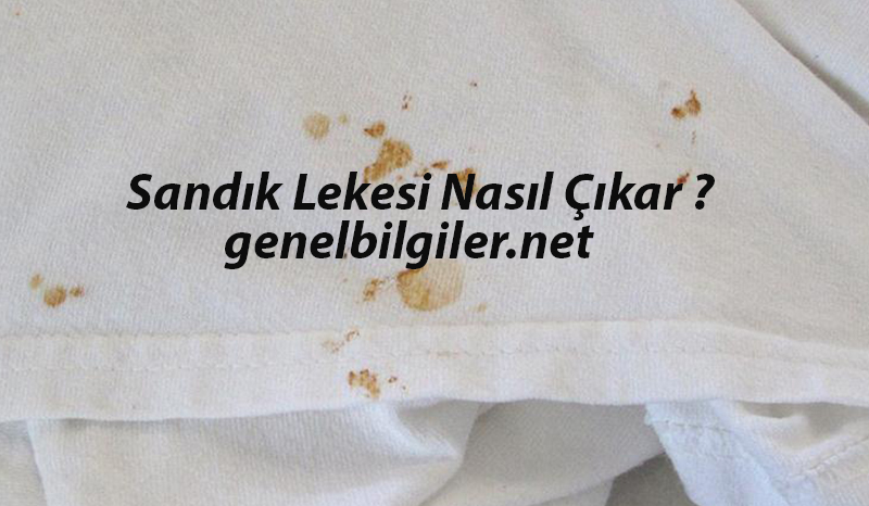 Sandık Lekesi Nasıl Çıkar ? 